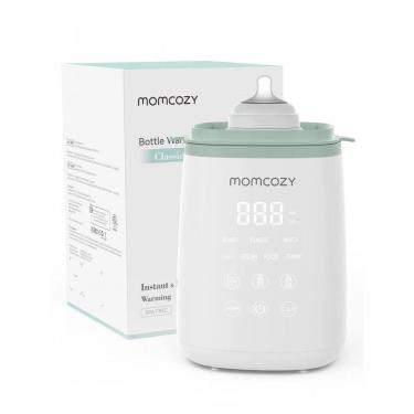 Imagem de Aquecedor de Mamadeiras para Todas as Mamadeiras com Temporizador e Controle, Momcozy, Branco e Verde