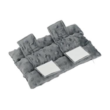 Imagem de KiBcsLic Almofada de alça para tipoia de braço, almofada de pescoço acolchoada para adultos unissex, leve e confortável, suporte de ombro, Cinza Escuro