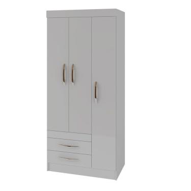 Imagem de Roupeiro Solteiro 3 Portas 2 Gavetas Recife