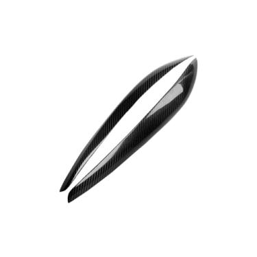 Imagem de GRJQRKHZ Sobrancelha de luz de carro para N&issan Skyline R34 1999-2002 farol de carro acabamento de pálpebra frontal adesivo de sobrancelha