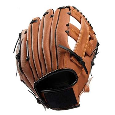 Imagem de Luva de beisebol luva de beisebol para homens luva de treino de softball para mão direita crianças ajustável e confortável (cor: 10 polegadas)