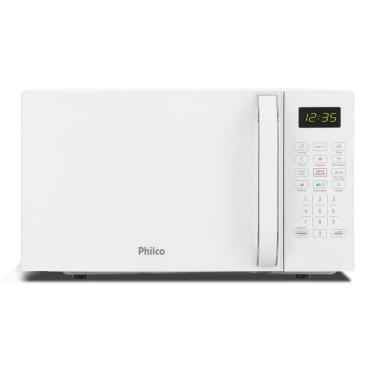 Imagem de Microondas 20 Litros Limpa Fácil 1100w Branco Philco - PME25B