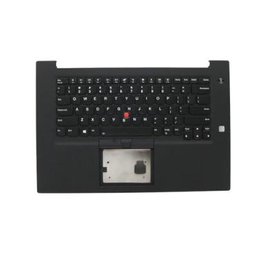 Imagem de Palmrest e teclado para laptop para lenovo thinkpad p1 gen 2 x1 extreme 2nd gen 5m10w78861 5m10w78862 02hm972 02hm971 inglês eua com luz de fundo novo