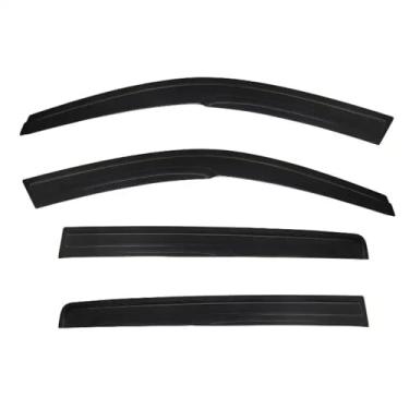 Imagem de GRJQRKHZ Defletor de janela lateral de carro para M&itsubishi Fuzion 2005-2024 Weathershied viseira de porta vento sol proteção chuva janela lateral defletores de vento