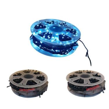 Imagem de enfeite de arvore pisca pisca 500 Leds Fixos Fio Verde - Casa Moah