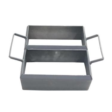 Imagem de Forma de Aço Bloquete Paver 2 Blocos Altura 20x6cm - tijolinhos - fli 