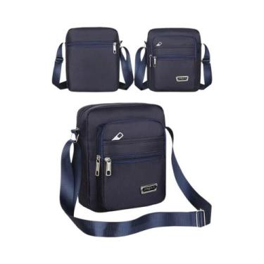 Imagem de Bolsa De Ombro Casual Masculina Pequena, Bolsa Mensageira Diagonal Par