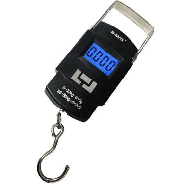 Imagem de Balança Digital Portátil com Gancho para Pesca e Mala 50kg