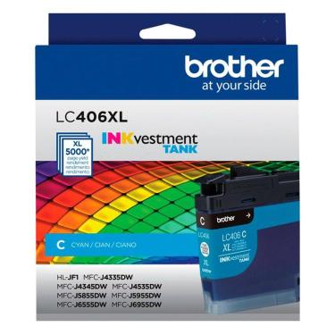 Imagem de Cartucho Brother LC406XLCS ciano 5000 páginas