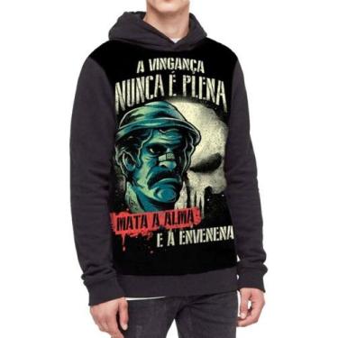 Imagem de Moletom Com Capuz Frases Do Seu Madruga Chaves Ref:749 - smoke, Preto,