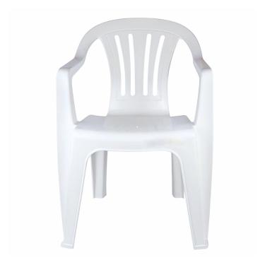 Imagem de Cadeira Poltrona Plástica Empilhavel Reforçada 182kg Mor