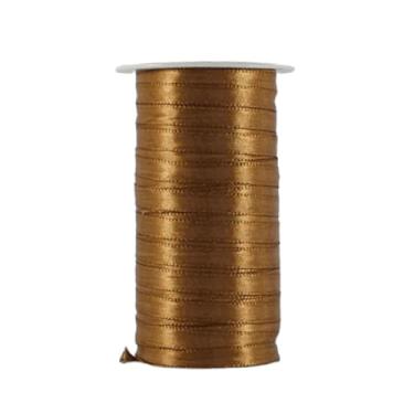 Imagem de Fita de Cetim Trader 07mm N°1 com 100 Metros [COR: COR 051 MARRON CLARO - TAMANHO: 100 METROS]