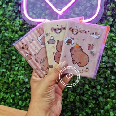 Imagem de Caderninho com mini caneta Capivara - Importado