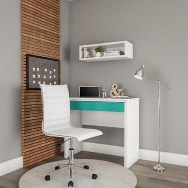 Imagem de Cadeira de Escritório Secretária Giratória Grace Branca