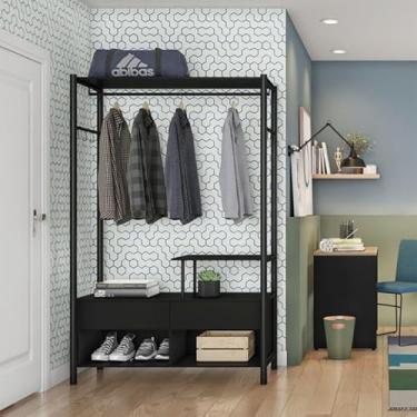 Imagem de Guarda-Roupa Closet Modulado Prats Preto