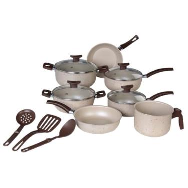 Imagem de Conjunto de panelas antiaderentes premium com 10 peças