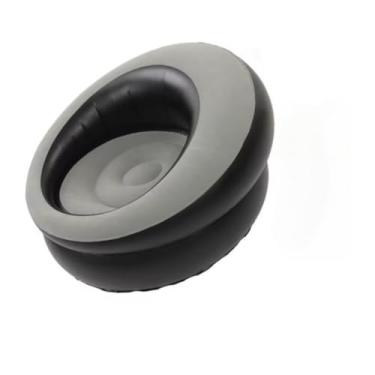 Imagem de Sofá Inflável Reclinável Exterior - Espreguiçadeira Para Lazer, Espaçoso Para Reunindo Em Acampamento, Fácil De Transportar(CINZA)