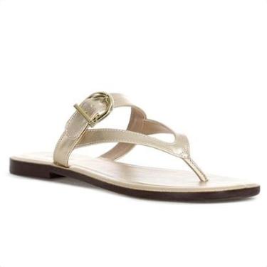 Imagem de Rasteira Anacapri Fivela Dourado - Feminino-Feminino