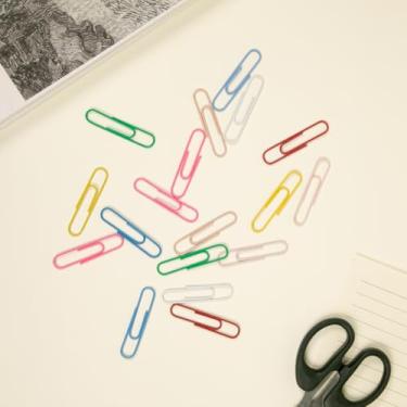 Imagem de 35 clipes de papel multiuso, material de escritório de metal para organizador de mesa, arquivamento de documentos, uso escolar e doméstico