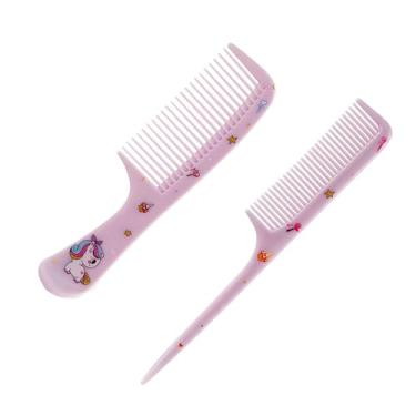 Imagem de Generic Kits de pentes de dentes finos para mulheres e meninas, pente de cabelo clássico e pente de cauda de rato para pentear as costas, provocar raiz, ferramenta ideal para cabelos encaracolados