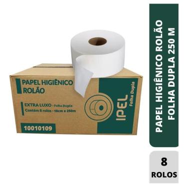 Imagem de 3X Folha Dupla 100% Celulose Papel Higiênico Empresa Com 8 R