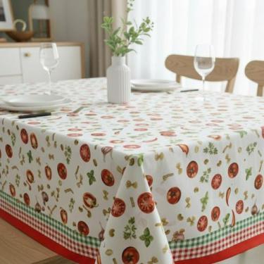 Imagem de Toalha de mesa retangular 4 lugares plástica térmica estampada - UZOO