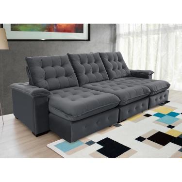 Imagem de Sofá Coliseu Super Pillow 2,90m chumbo
