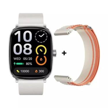 Imagem de Smartwatch Haylou Solar RS5 Amoled Pulseira Extra A Prova Dagua, Prata