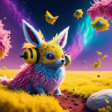 Imagem de Adesivo de Parede Estilo Anime Monstros Fofinhos para Quarto Infantil Glyrixa 50x50cm