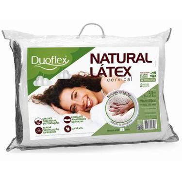 Imagem de Travesseiro natural látex cervical 9cm duoflex