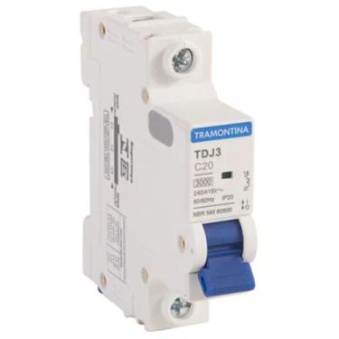 Imagem de Disjuntor Din Monofasico 1P 20A Curva C Tramontina
