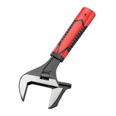 Imagem de ShengQuanHao Chave Inglesa Ajustável, Ferramenta Manual com Forte Poder de Fixação E Cabo Confortável para Reparos Hidráulicos em Veículos E Automóveis, Abertura de 65 Mm