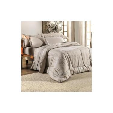Imagem de Jogo de Cama Altenburg Lux Chloe 200 Fios, QUEEN, BEGE