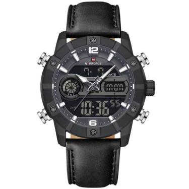 Imagem de Relógio digital masculino multifuncional luminoso esportivo à prova dá