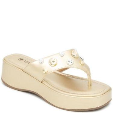 Imagem de Tamanco De Dedo Adornos Metalizados Via Uno 849059-Feminino