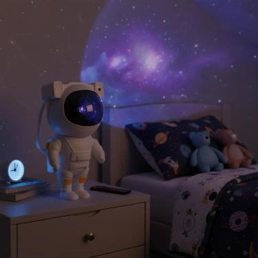 Imagem de Luminária Projetor Imagem Espacial Astronauta Sem Bluetooth