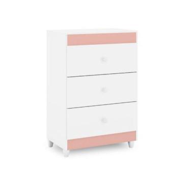 Imagem de Cômoda Infantil Ternura Com 3 Gavetas Quarto Infantil