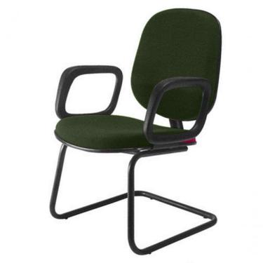 Imagem de Cadeira Diretor Interlocutor Para Escritório Linha Uno Verde