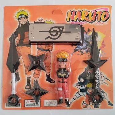 Imagem de Bandana Vermelha Aldeia Da Folha - Sakura Metal Cravado