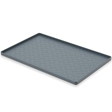 Imagem de ZFLYCANP Tapete de armário de cozinha embaixo da pia, tapetes de silicone sob a pia, tapetes de feltro absorventes duráveis, à prova d'água, secagem rápida, fácil de aparar, para pias de banheiro