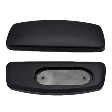 Imagem de RNXRZANK Conjunto de 2 Almofadas para Apoio de Braço de Cadeira de Escritório - Fácil Instalação - Acessórios Universais em PU com Furos de Montagem - Substitu