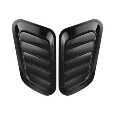 Imagem de Adesivos De Cobertura De Ventilação Para Capô De Carro Em Fibra De Car