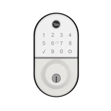 Imagem de Fechadura Digital Compact Rolete Branca Yale