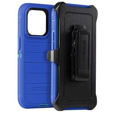 Imagem de OtterBox Capa e coldre Defender Pro Series Edição sem tela para iPhone 14 Pro (SOMENTE) Rain Check