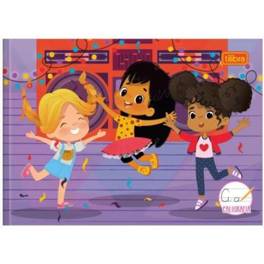 Imagem de Caderno Brochura Capa Dura Caligrafia Horizontal Sapeca 40 Folhas Tilibra Estampa 5