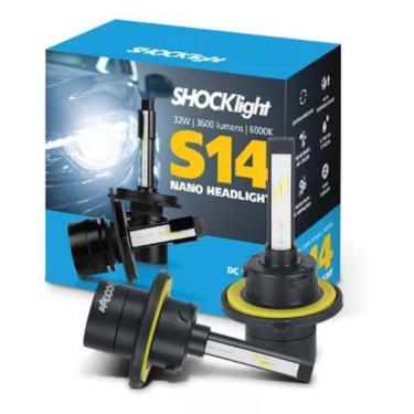 Imagem de Lâmpada Shockligth Led S14 Nano H13 6000k 12v Headligth