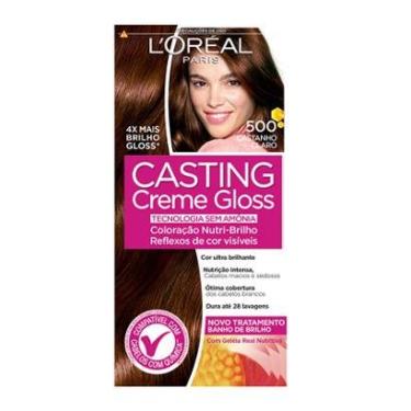 Imagem de Coloração Casting Creme Gloss L'Oréal Paris 500 Castanho Claro-Unissex