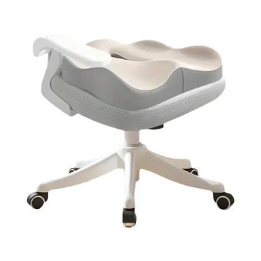 Imagem de Almofada Ergonômica Antiderrapante Para Cadeira De Escritório E Assent