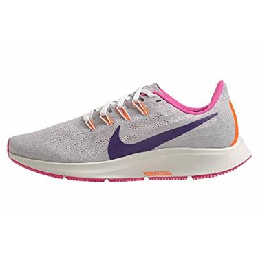 Imagem de Nike Women's Air Zoom Pegasus 36 Running Shoes Wolf Grey/Regency Purple (Numeric_8_Point_5)