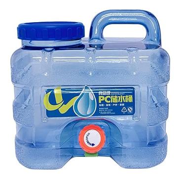 Imagem de Balde de Água para Camping com Grande Capacidade Garrafa Container Armazenamento Torneira Aventuras Fonte Confiável